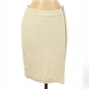 Banana Republic | Classic Chic Tan Cream Side Zip Pencil Skirt Size 6 Small S
